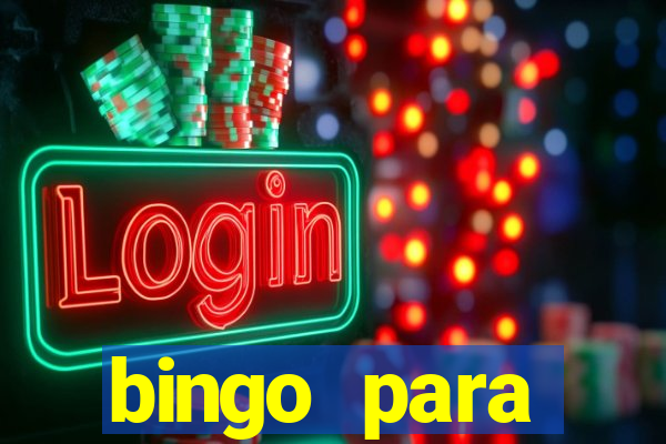 bingo para despedida de solteira para imprimir